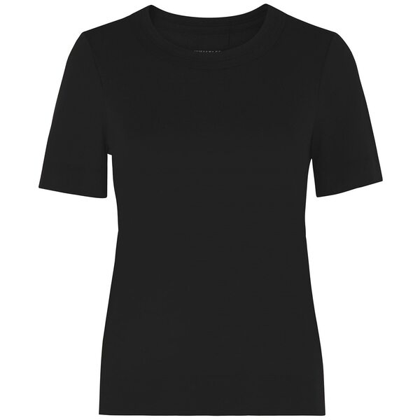ホイッスルズ レディース トップス ティーシャツ Whistles Rosa Double Trim Tshirt Black 黒いこと Tシャツ・カットソー-トップス-レディースファッション
