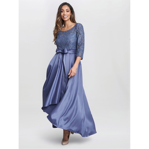 ジーナバッコーニ レディース トップス ワンピース スパンコール レース Gina Bacconi Leona Sequin Lace Dress WEDGEWOOD｜ReVida 店