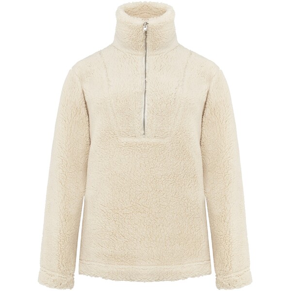 位相角・八つ レディース アウター 上衣・上衣 上衣 Phase Eight Ione Borg Zip Jacket Cream 皮膚軟化剤