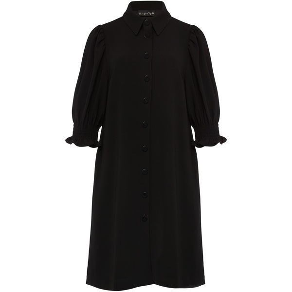 フェイズ・エイト レディース トップス ワンピース Phase Eight Candice Puff Sleeve Dress Black ブラック