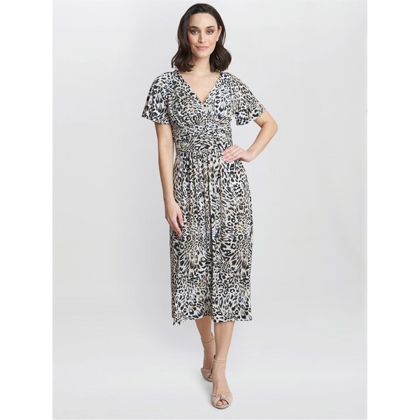 ジーナバッコーニ レディース トップス ワンピース マキシワンピース ジャージー マキシ Gina Bacconi Georgia Jersey Maxi Dress BLACK / BEIGE ブラック｜ReVida 店