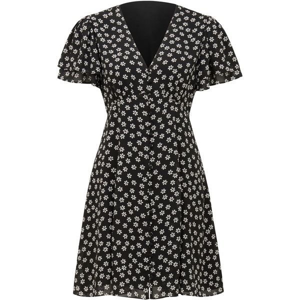 フォーエバーニュー レディース トップス ワンピース ミニワンピース ミニ Forever New Pria Button Through Mini Dress Carlton Ditsy