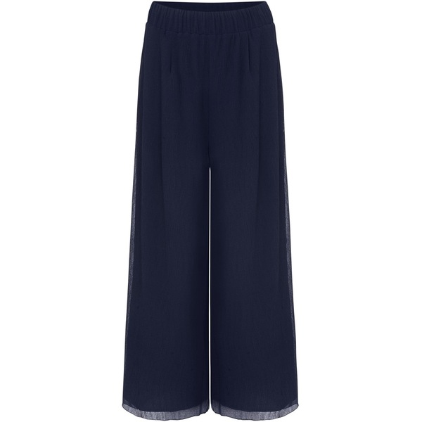 フェイズ・エイト レディース ボトムス カジュアルパンツ パンツ Phase Eight Aster Plisse Trousers Co-ord French Navy ネイビー