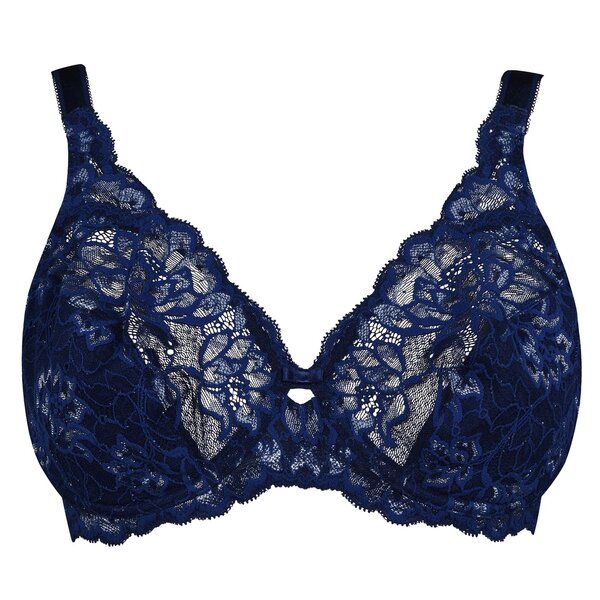 トリンプ レディース アンダーウェア ブラジャー Triumph Amourette char wired bra Navy ネイビー