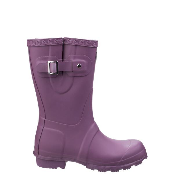 コッツウォルズ レディース シューズ ブーツ・レインブーツ Cotswold Windsor Short Wellington Purple パープル