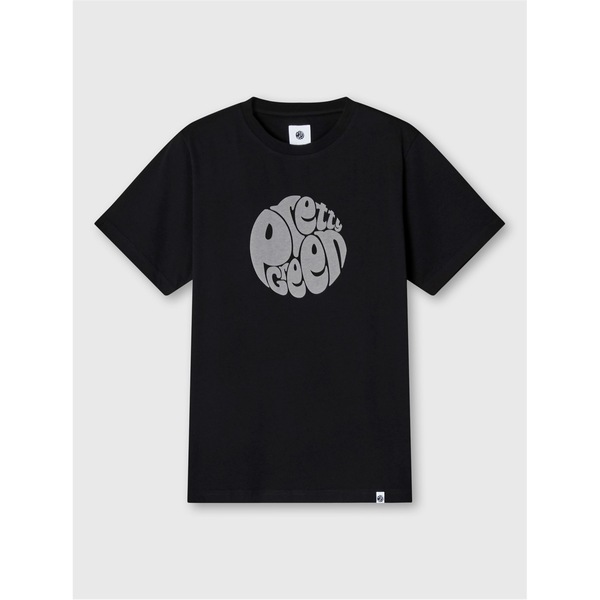 プレティグリーン メンズ トップス Tシャツ ロゴ Pretty Green PG Gillespie Logo TS Sn00 Black ブラック｜ReVida 店