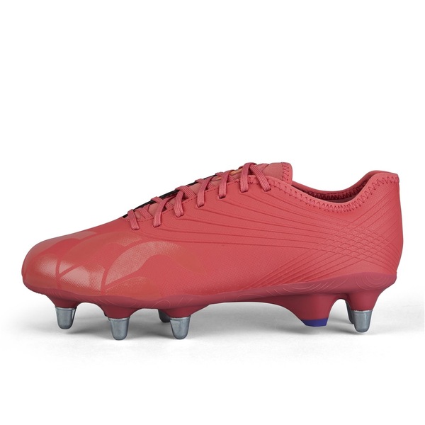 カンタベリー メンズ シューズ ブーツ・レインブーツ Canterbury Stampede Groundbreak Pro Soft Ground Rugby Boots Red/Ornge/Ylw レッド