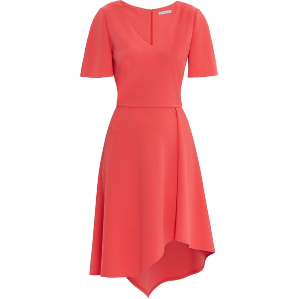 ジーナバッコーニ レディース トップス ワンピース クレープ Gina Bacconi Mylee Soft Stretch Crepe Dress CORAL コーラル