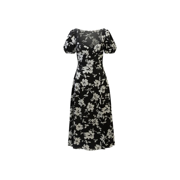 バードット レディース トップス ワンピース Bardot BD Gillian Md Drs Ld44 Blk Flor｜ReVida 店