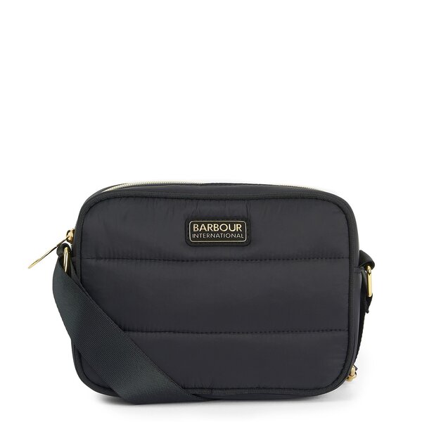 バブアー レディース バッグ ハンドバッグ Barbour International Monaco Crossbody Bag Black ブラック