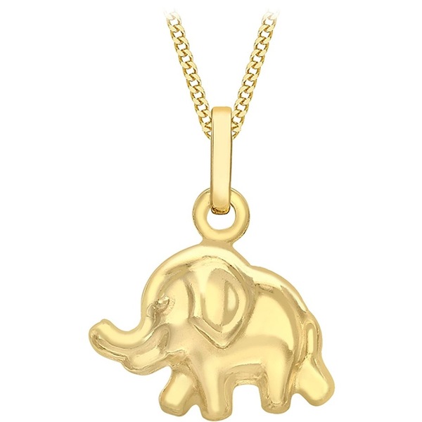 ビー ユー レディース アクセサリー ネックレス・チョーカー・ペンダントトップ ミニ レース Be You 9ct Gold Mini Elephant Necklace Gold ゴールド