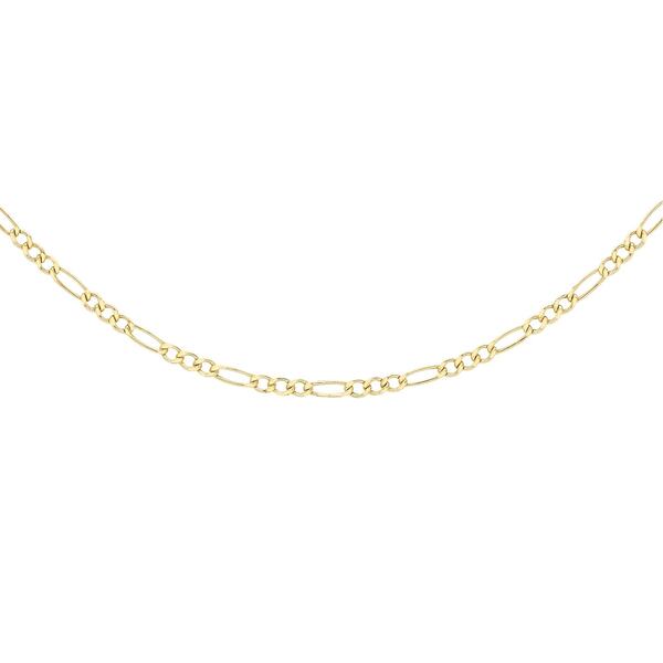 ビー ユー レディース アクセサリー ネックレス・チョーカー・ペンダントトップ Be You 9ct Gold Figaro Chain Gold ゴールド