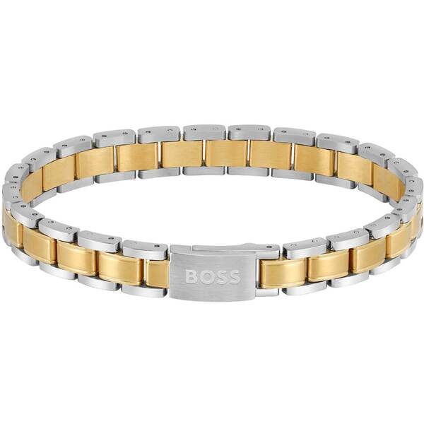ボス メンズ アクセサリー ブレスレット・バングル・アンクレット Gents BOSS Metal Link Essentials Bracelet Two Tone