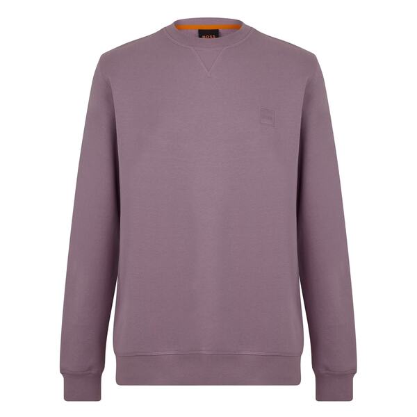 主任者 メンズ アウター パーカー・スウェット 汗水 プルオーバー Boss Westart Crew Sweatshirt Open Purple 555 パープル