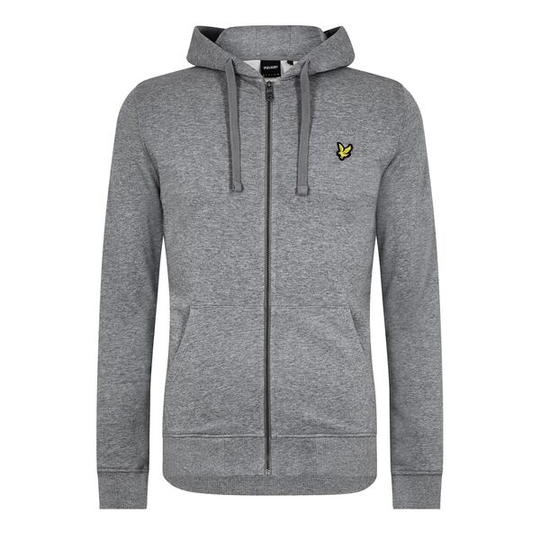 ライルアンドスコット メンズ アウター パーカー・スウェット フルジップ パーカー Lyle and Scott Zip Through Hoodie Mens MidGreyMarl 8,745円