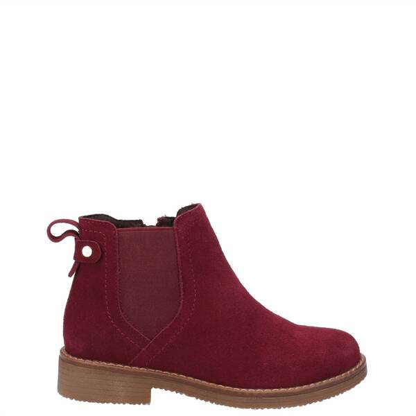 ハッシュパピー レディース シューズ ブーツ・レインブーツ アンクル ブーツ Hush Puppies Maddy Ladies Ankle Boots Red レッド｜ReVida 店