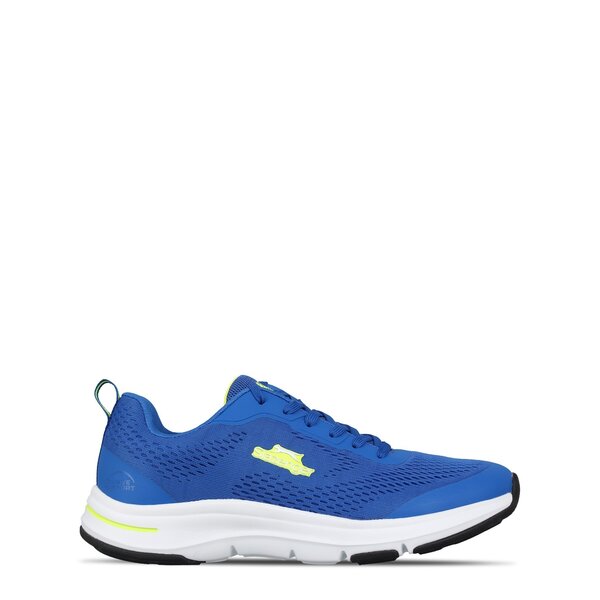 スラセンジャー メンズ シューズ スニーカー メッシュ Slazenger Curve Support E-Mesh Trainers Mens Blue/Lime ブルー