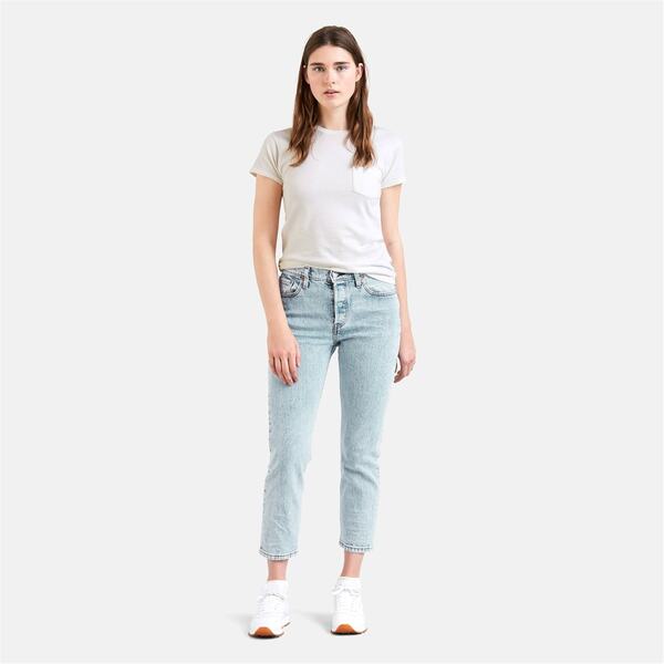リーバイス レディース ボトムス デニムパンツ クロップド ジーンズ Levis 50 Cropped Jeans Womens Wow Me Over|ReVida 店