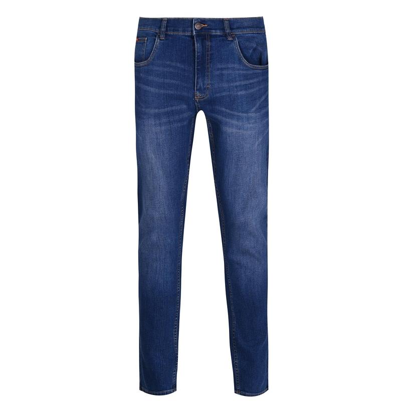 レークーパー メンズ ボトムス ジーンズズボン下 デニム Lee Cooper Slim Leg Jeans Mens Mid Wash メンズファッション-ズボン・パンツ