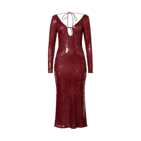 バードット レディース トップス ワンピース マキシ Bardot BD Verona Sqn Maxi Ld44 Burgundy バーガンディ｜ReVida 店