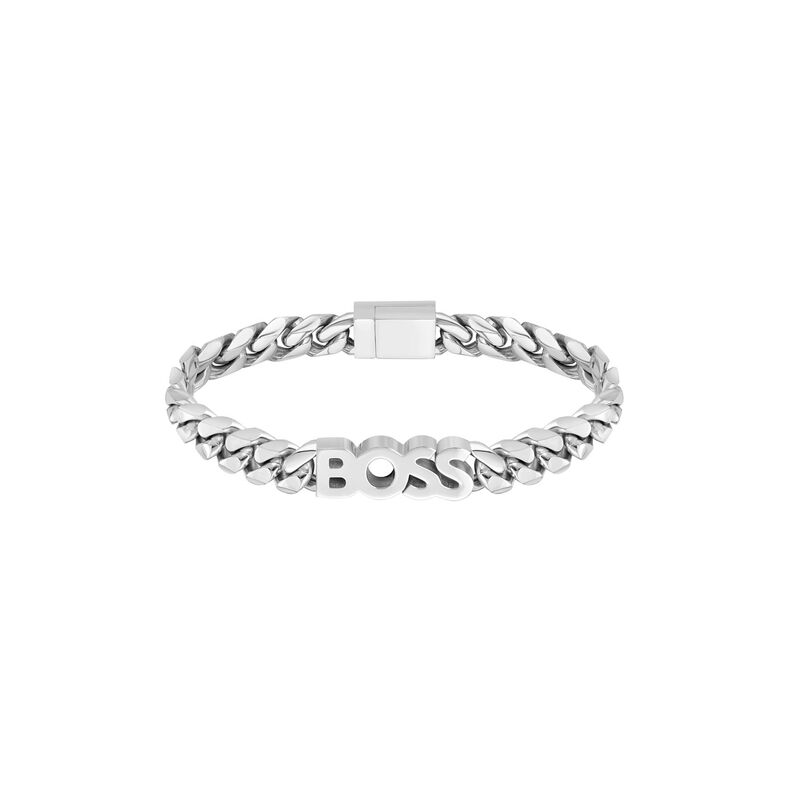 ボス メンズ アクセサリー ブレスレット・バングル・アンクレット Gents BOSS Kassy Bracelet Silver シルバー｜ReVida 店