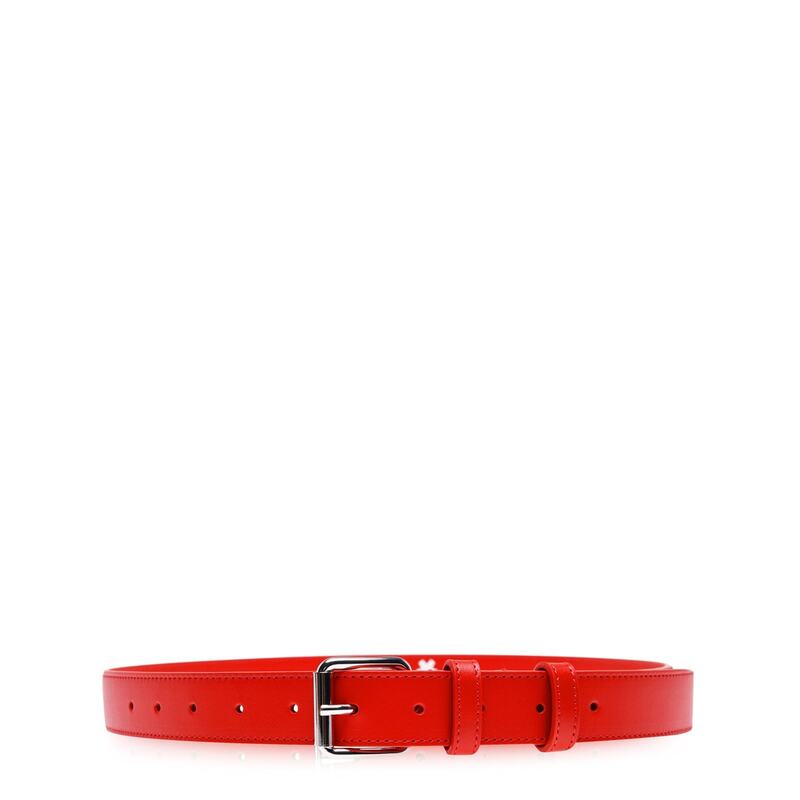 COMME des GARÇONS レザー ベルト SA0911HL レッド　M COMME DES GARCONS HUGE LOGO BELT RED – BLENDS
