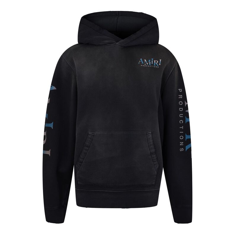 【AMIRI】ミュージッククラブジップパーカー AMIRI(アミリ) MUSIC CLUB ZIP UP HOODIE / BLACK | Detail