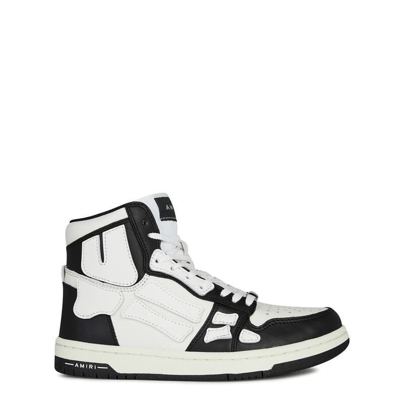 アミリ レディース シューズ スニーカー AMIRI Skeleton High Top Sneakers Black/White 004 ホワイト