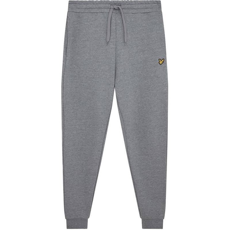 ライルアンドスコット メンズ ボトムス カジュアルパンツ パンツ Lyle and Scott Skinny Cuff Sweat Pants Mid Grey T28 グレー