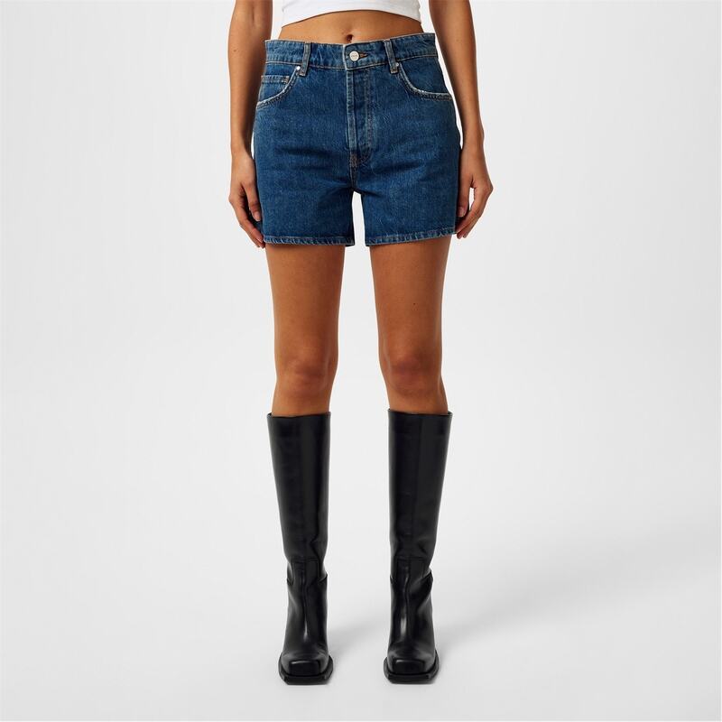 アニービン レディース ボトムス ハーフパンツ・ショーツ ショートパンツ ANINE BING Dalton Shorts Marine Blue ブルー