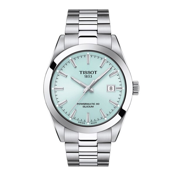 ティソット メンズ 付属品 ウオッチ Tissot Gentleman 40粍 Watch Ice Blue/Steel 青み