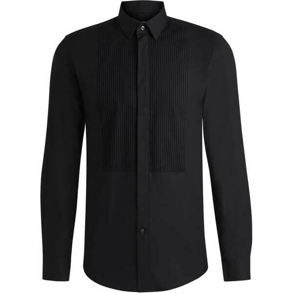 ボス メンズ トップス シャツ Boss HBB HHANKParty5 Sn44 Black 001 ブラック