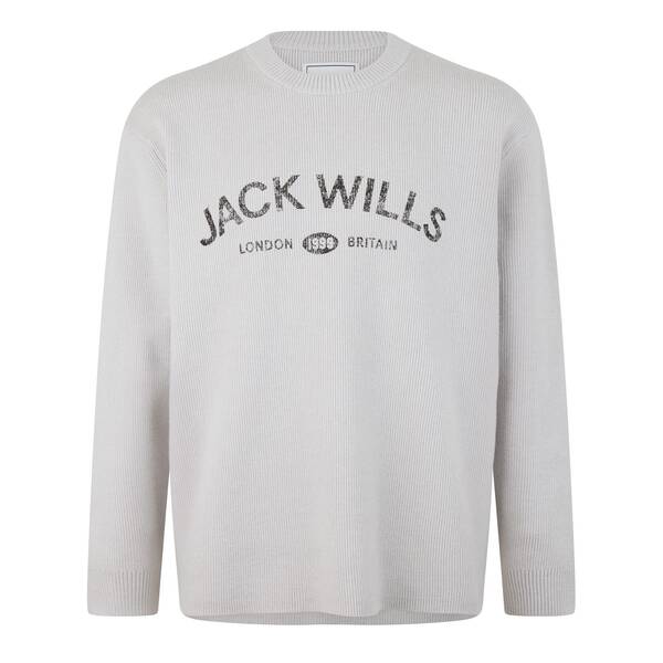 ジャック ウィルス メンズ アウター ニット・セーター Jack Wills Rib Open Hem Sn44 Willow