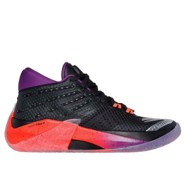スケッチャーズ メンズ シューズ スニーカー メッシュ ヒール Skechers Breathable Mesh Tpu Heel Lock High Basketball Trainers Mens Black/Pink ブラック
