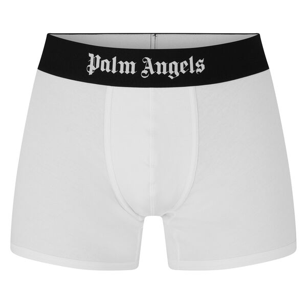 パーム・エンジェルス メンズ アンダーウェア ボクサーパンツ PALM ANGELS Palm Boxer Bipack Sn99 White/Black ホワイト|ReVida 店
