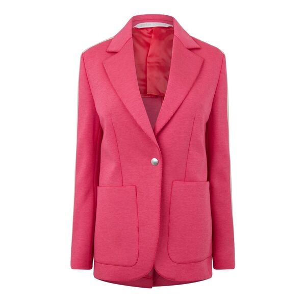 パーム・エンジェルス レディース アウター ジャケット・ブルゾン ブレザー PALM ANGELS Track Blazer Fuchsia/White ホワイト|ReVida 店