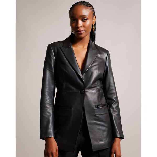 テッドベーカー レディース アウター ジャケット・ブルゾン ブレザー Ted Baker Ted Melliie Blazer Ld44 Black ブラック｜ReVida 店