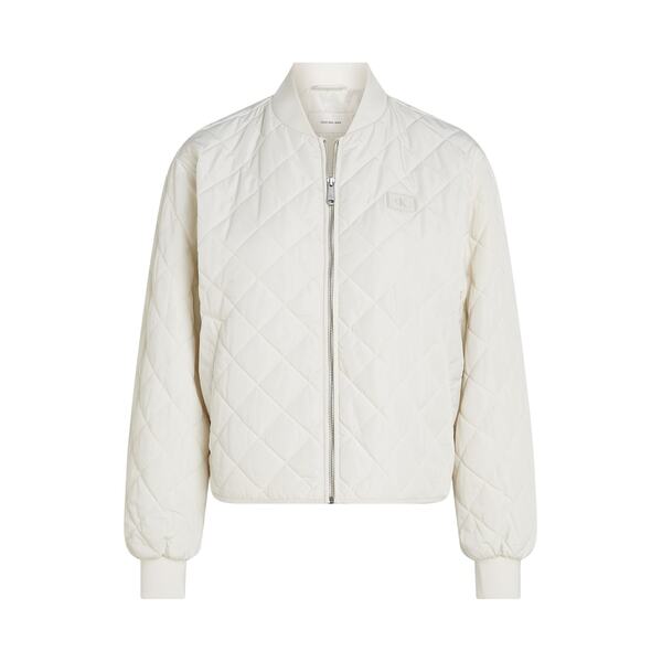 カルバンクライン レディース アウター ジャケット・ブルゾン キルティング ジャケット Calvin Klein Jeans LW QUILTED JACKET Ivory アイボリー|ReVida 店