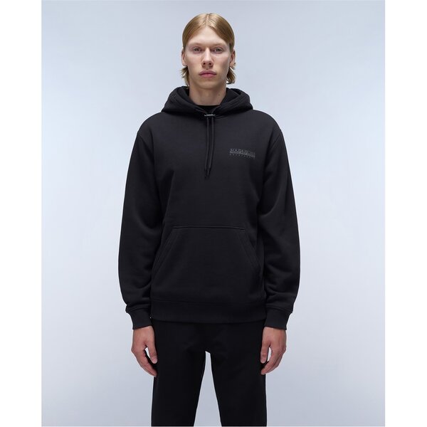 ナパピリ メンズ アウター パーカー・スウェット Napapijri Napa Albulah Hood 錫52 Black 黒いこと