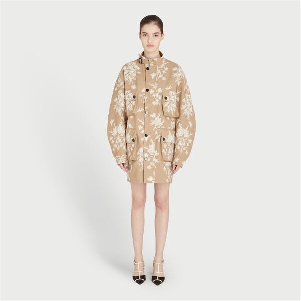 ジャンバティスタ ヴァリ レディース アウター 上衣・上衣 GIAMBATTISTA VALLI Giambat Gbrdn Emb Ct Ld44 Moro/Red 赤いこと