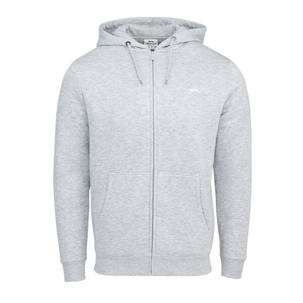 スラセンジャー メンズ トップス シャツ Slazenger Sherpa ZipHd Grey Marl グレー