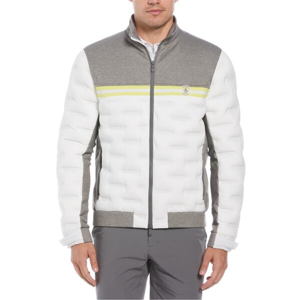 オリジナルペンギン メンズ アウター ジャケット・ブルゾン Original Penguin LsFlZp 80SMx Sn99 Gray Heather グレー