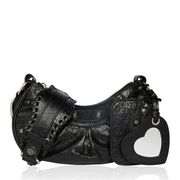 バレンシアガ レディース バッグ ハンドバッグ BALENCIAGA Cagole Small Shoulder Bag Black 1000 ブラック