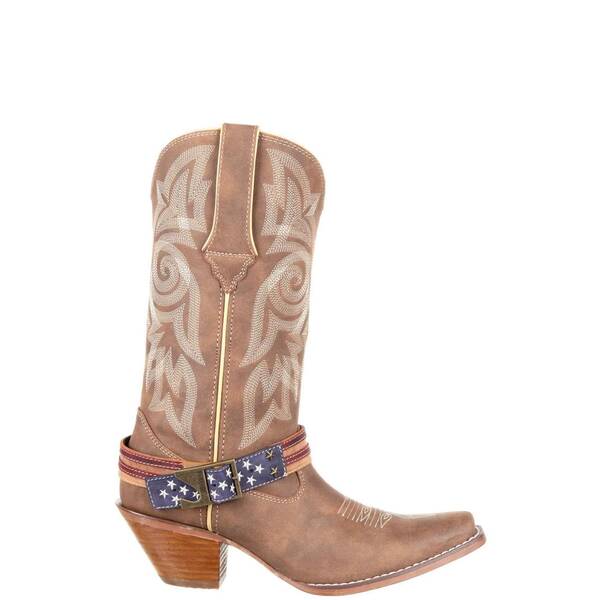 ドゥランゴ レディース シューズ ブーツ・レインブーツ Durango Crush Flag Boot Brown ブラウン