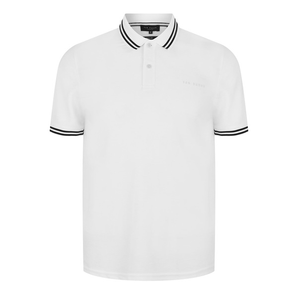 テッドベーカー メンズ トップス ポロシャツ Ted Baker Ted Except Tip Polo Sn00 White ホワイト