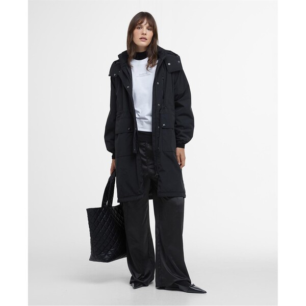 バブアー レディース アウター ジャケット・ブルゾン ジャケット Barbour International Kaylee Insulated Showerproof Jacket Black ブラック｜ReVida 店
