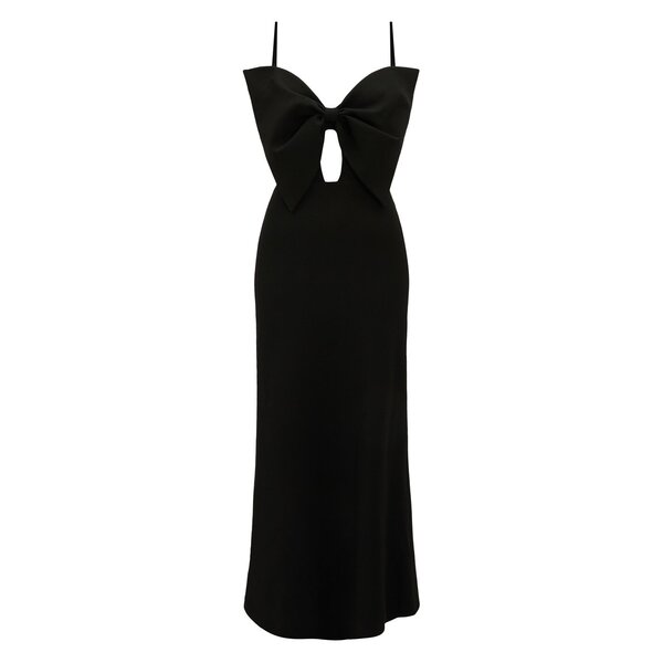 バードット レディース トップス ワンピース Bardot BD Paula Bow Dr Ld51 Black ブラック