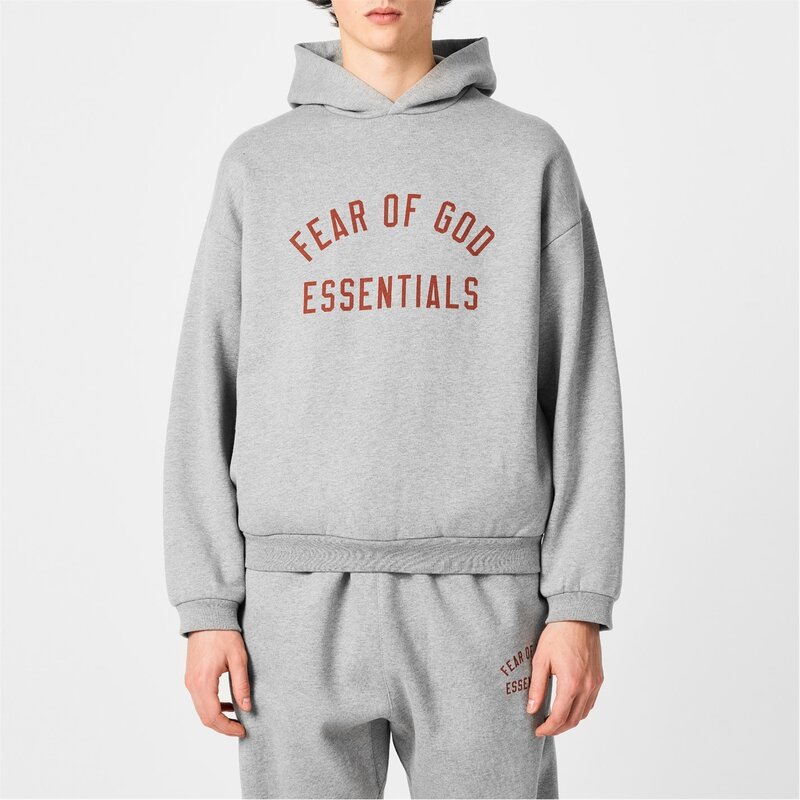 フィアオブゴッド メンズ アウター パーカー・スウェット フリース パーカー FEAR OF GOD ESSENTIALS Fleece Hoodie Dark Heather ヘザー 23,532円