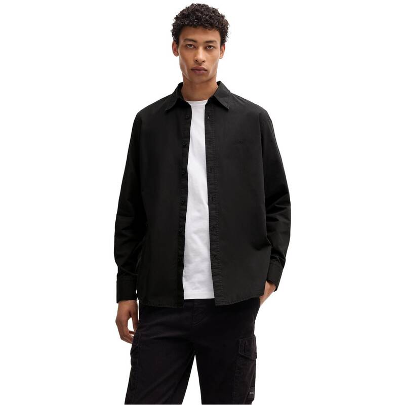 ボス メンズ トップス シャツ Boss Relegant 6 M 10260284 01 Black 001 ブラック