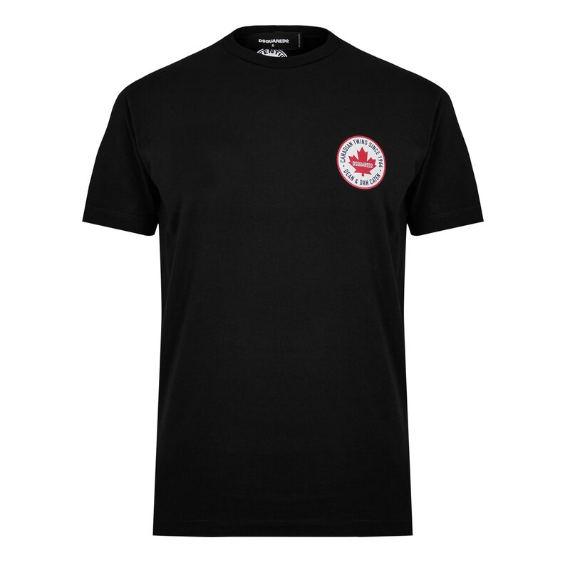 ディースクエアード メンズ トップス Tシャツ Dsquared2 Cool Fit Tee Black ブラック｜ReVida 店